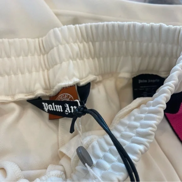 NWT Palm Angels x Missoni Collab Shorts Logo in cream / white